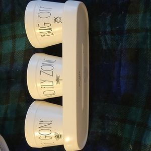NWT 3 piece planter Candles